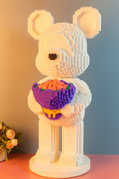 Bären-Bausteine ​​– Rosa / Weiß / Grün / Lila