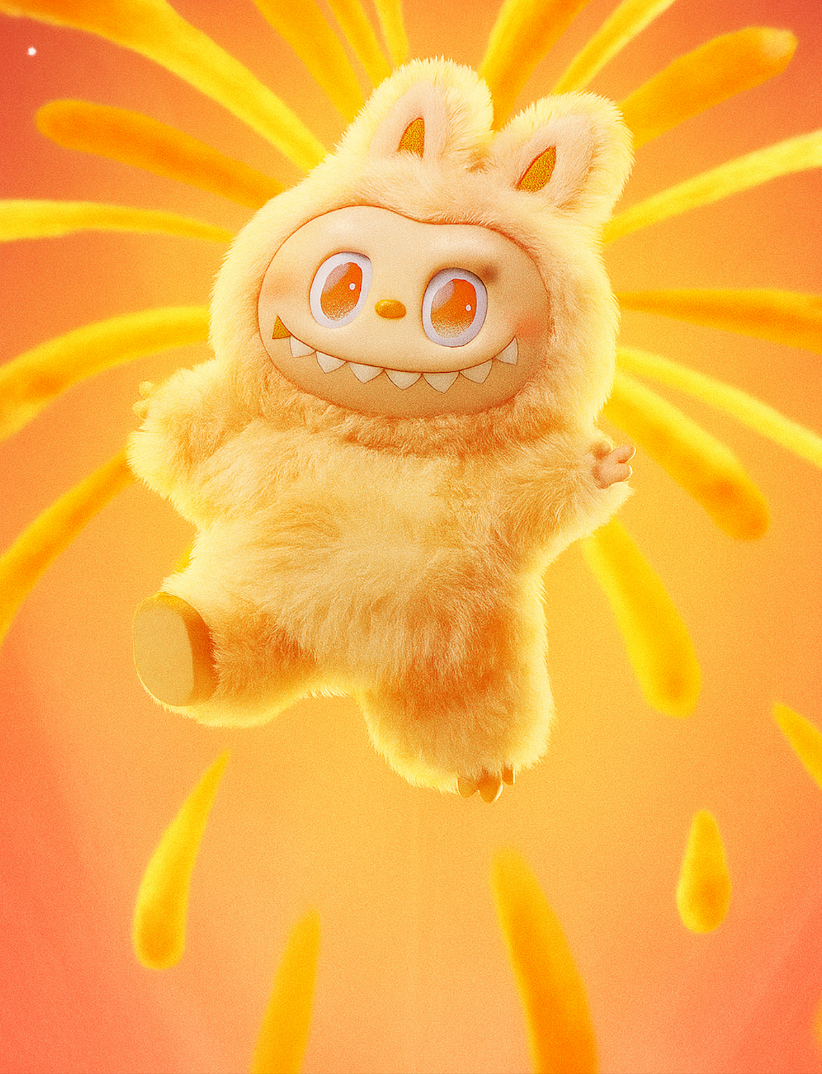 Pop Mart – THE MONSTERS Big into Energy Serie – Überraschungsbox mit Vinyl-Plüschanhänger ⚡️