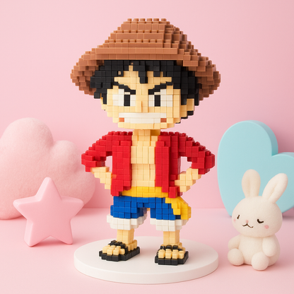 One Piece Edition – Luffy Baustein-Set 🏴‍☠️