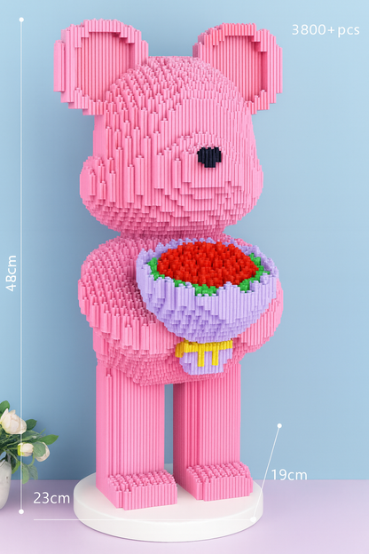 Bären-Bausteine ​​– Rosa / Weiß / Grün / Lila