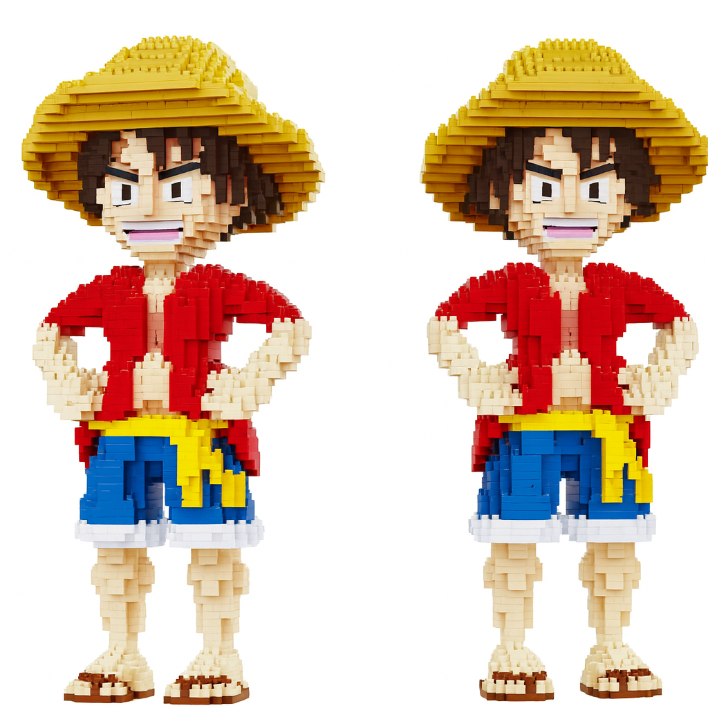 One Piece Edition – Luffy Baustein-Set 🏴‍☠️