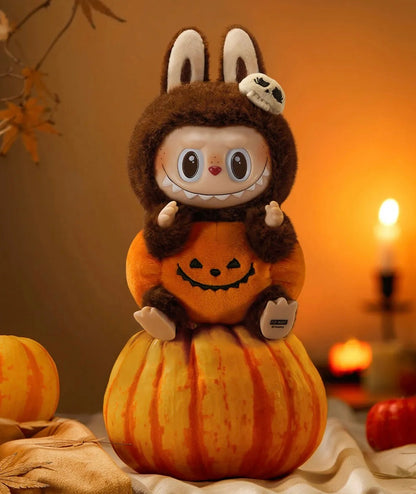 Pop Mart – Happy Halloween Party Serie – Süßer Vinyl-Plüschanhänger Kürbis 🎃